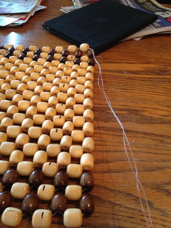 Beaded seat cover mod easy DIY Honda Shadow Forums